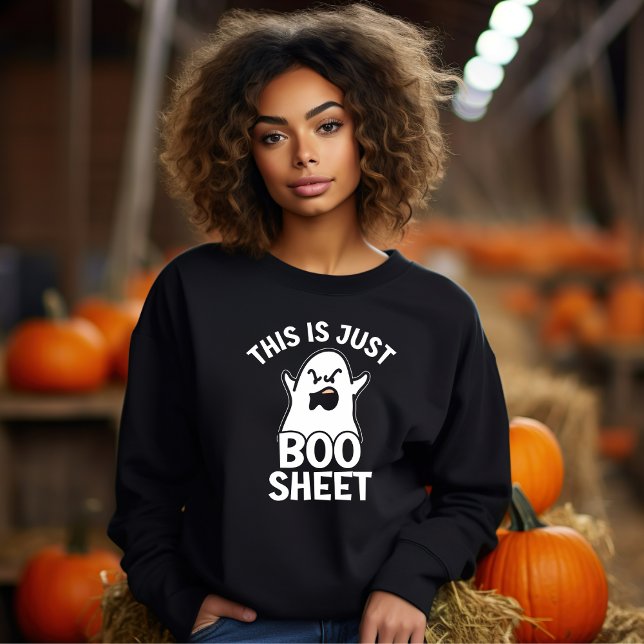 Sweatshirt Halloween C'Est Juste Une Feuille De Boite, Fantôm (Créateur téléchargé)