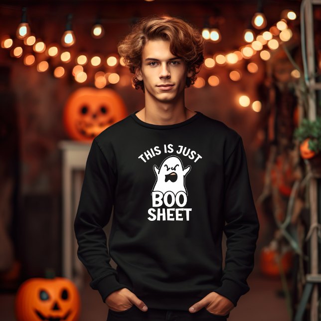 Sweatshirt Halloween C'Est Juste Une Feuille De Boite, Fantôm (Créateur téléchargé)