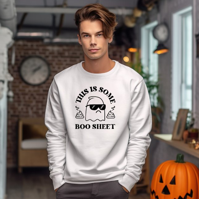 Sweatshirt Halloween C'Est Une Feuille De Boite, Fantôme Drôl (Créateur téléchargé)
