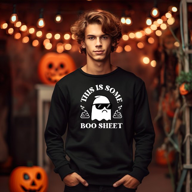 Sweatshirt Halloween C'Est Une Feuille De Boite, Fantôme Drôl (Créateur téléchargé)