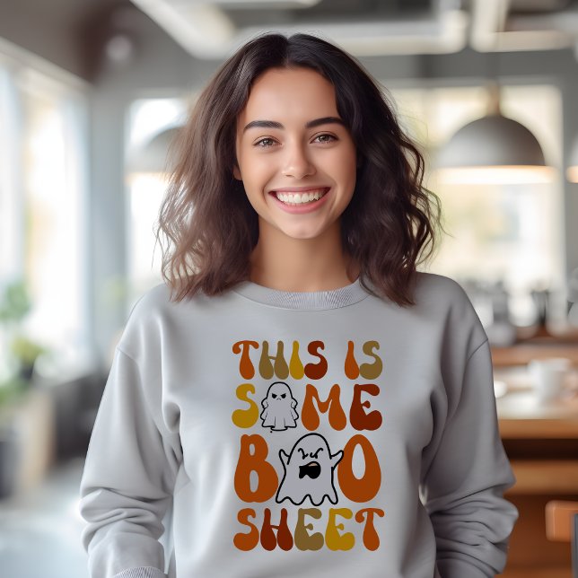 Sweatshirt Halloween C'Est Une Feuille De Boite Vibes Rétro G (Créateur téléchargé)