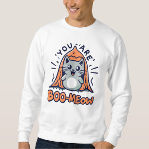 Sweatshirt Halloween Chat Vous Êtes Boo Meow