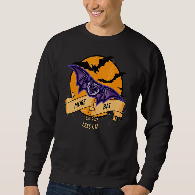 Sweatshirt Halloween chats (Devant)