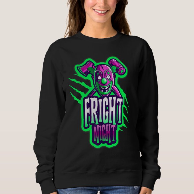 Sweatshirt Halloween Clown effrayant Fright Nuit 1 (Devant)