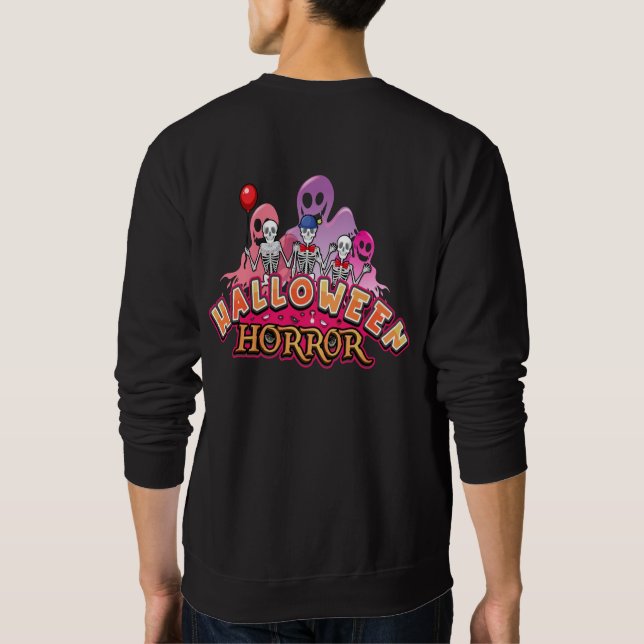 Sweatshirt Halloween Clowns effrayants Horreur (Dos)
