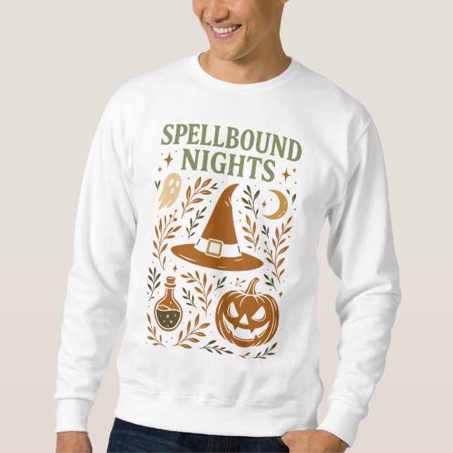 Sweatshirt Halloween des nuits sortantes (Devant)