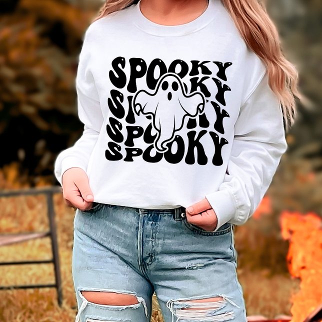 Sweatshirt Halloween éffrayant Cute Fantôme (Créateur téléchargé)