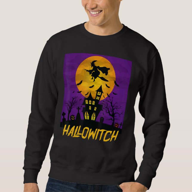 Sweatshirt Halloween effrayante (Devant)