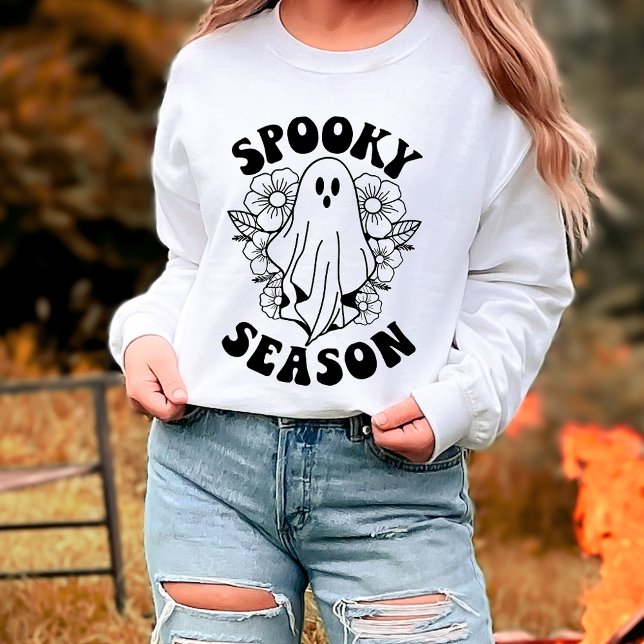 Sweatshirt Halloween Fantôme éffrayante saison (Créateur téléchargé)