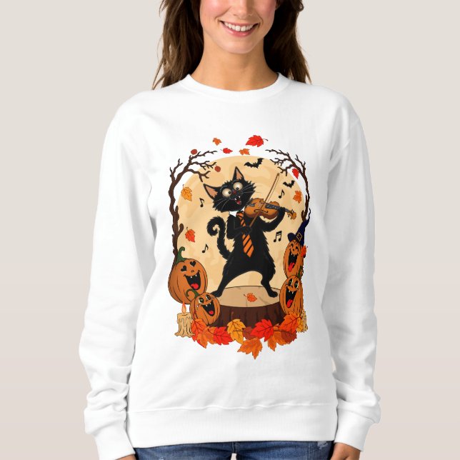 Sweatshirt Halloween Femmes  (Devant)