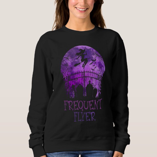 Sweatshirt Halloween Frequent Flyer In The Cemetery Lazy Cost (Devant)