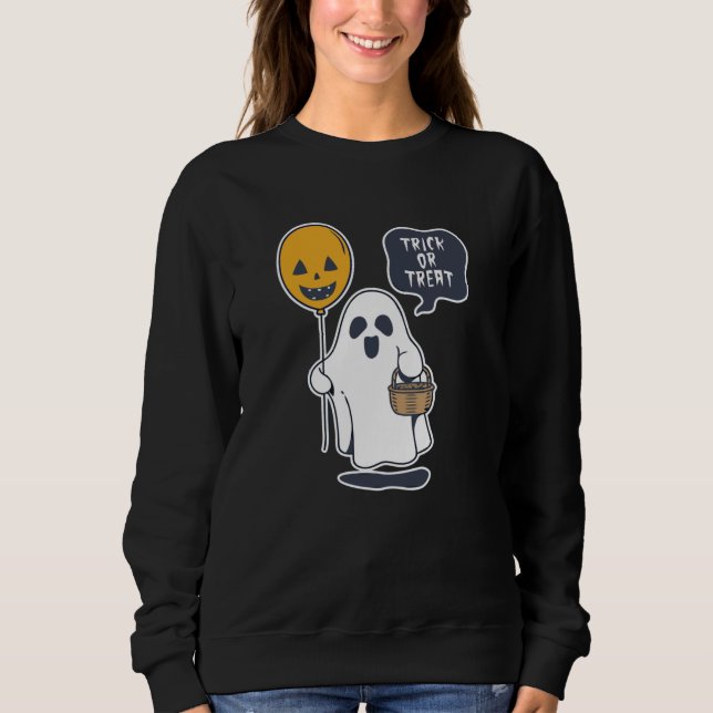 Sweatshirt Halloween Ghost (Devant)
