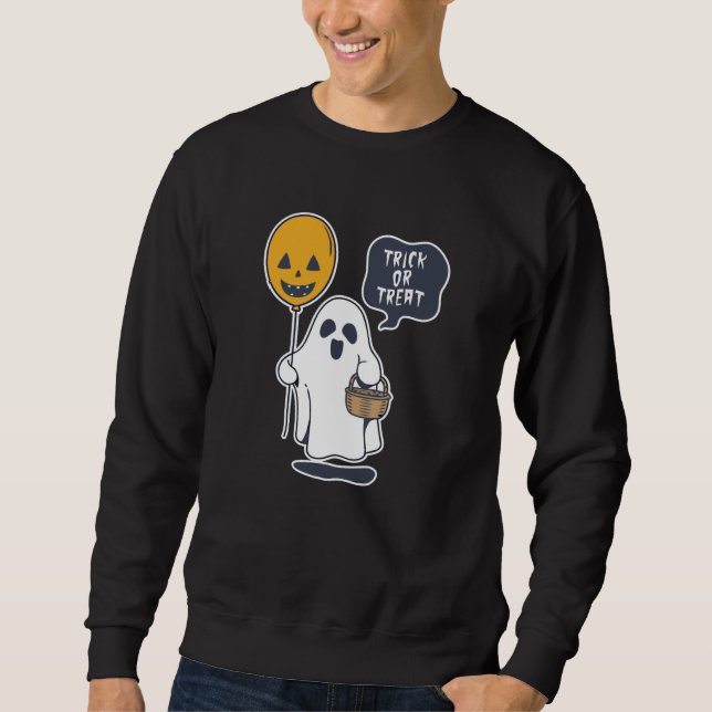 Sweatshirt Halloween Ghost (Devant)