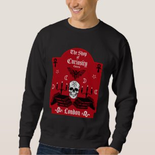 Sweatshirt Halloween gothique sorcier punk