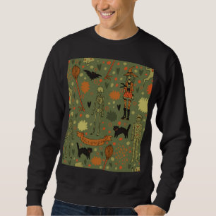 Sweatshirt Halloween Haunt : Mélange Vintage Éffrayant