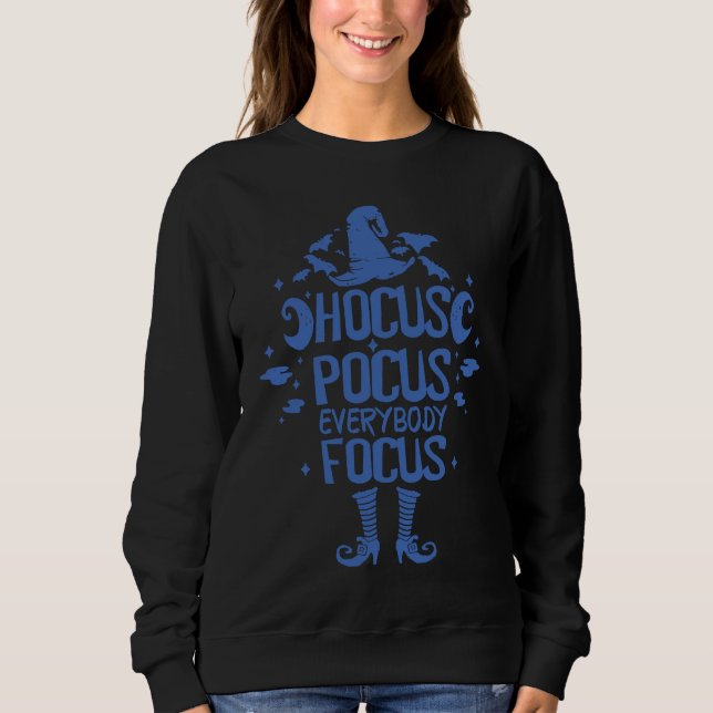 Sweatshirt Halloween Hocus Pocus Tout le monde se concentre   (Devant)