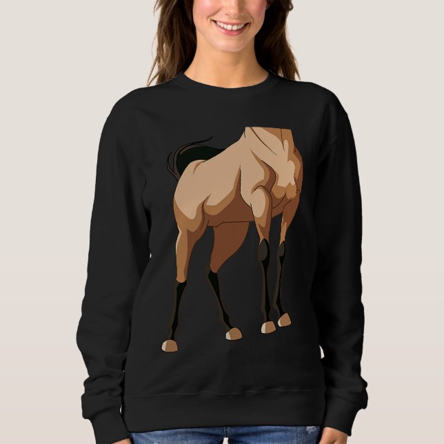 Sweatshirt Halloween horse body costume for children (Devant)