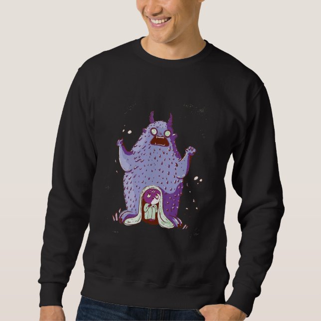 Sweatshirt Halloween I Monster Girls Déplaisant Party Boys Gi (Devant)
