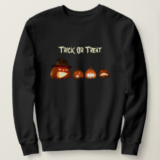 Sweatshirt Halloween Jack-o'-lantern sculpté citrouilles Hall