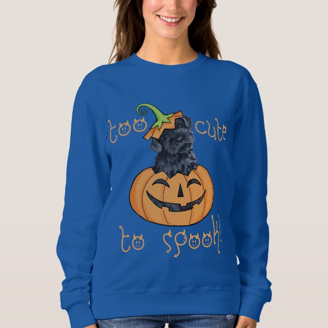 Sweatshirt Halloween Kerry Blue Terrier (Devant)