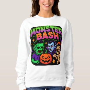 Sweatshirt Halloween Monster Bash Vêtements Cute Unisex