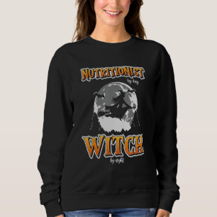 Sweatshirt Halloween nutritionniste Sorcière drôle Cute Nutri