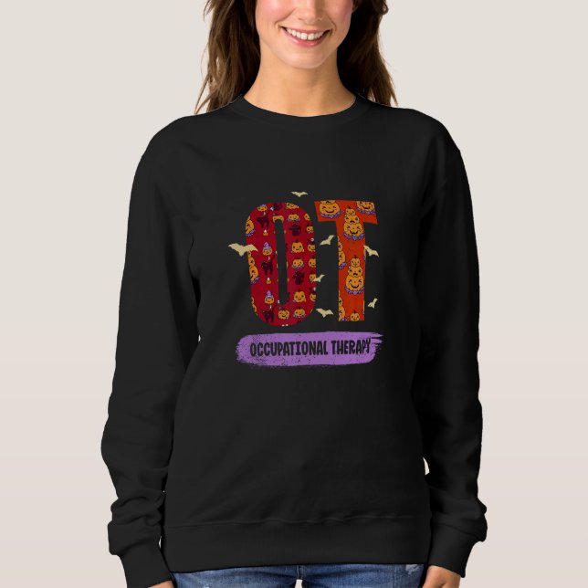 Sweatshirt Halloween OTA spooky  OT Therapist Assistant (Devant)