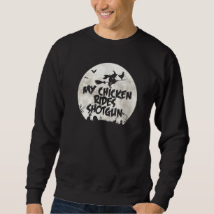 Sweatshirt Halloween Poulet Amour Drôle Mes Balades De Poulet