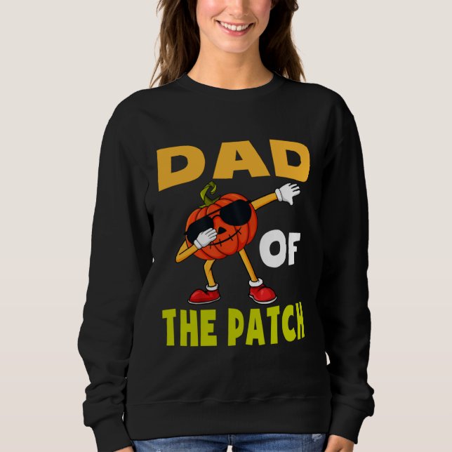 Sweatshirt Halloween Pumpkin Patch Dad Of The Patch Jack O La (Devant)