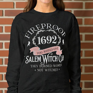 Sweatshirt Halloween Salem Witch Club ignifuge