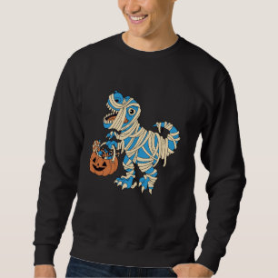 Sweatshirt Halloween T-Rex pour garçons Zombie Dino pour enfa
