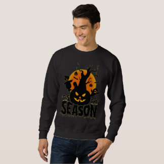 Sweatshirt Halloween 'Tis Season Citrouille