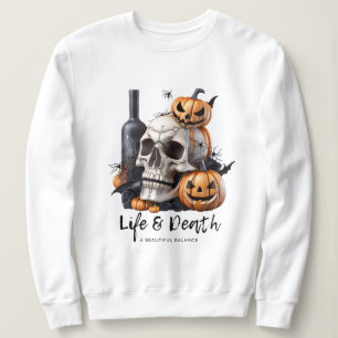 Sweatshirt Halloween Vie et Mort 1