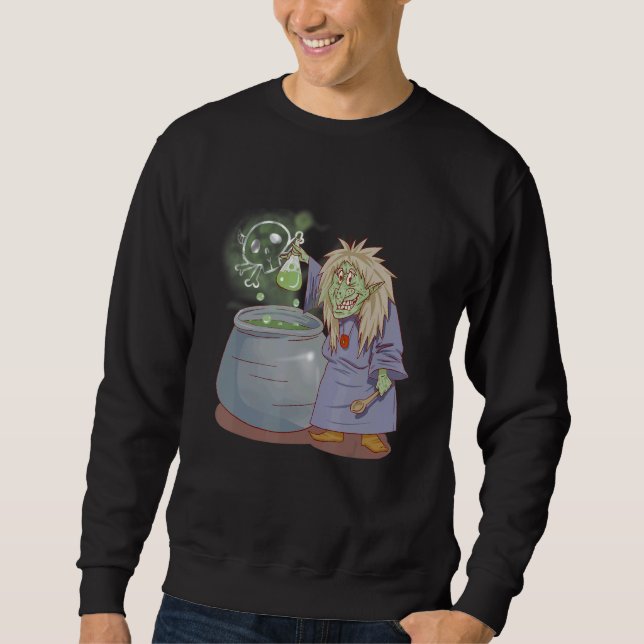 Sweatshirt Halloween Zombie Goblin Monster 1 (Devant)