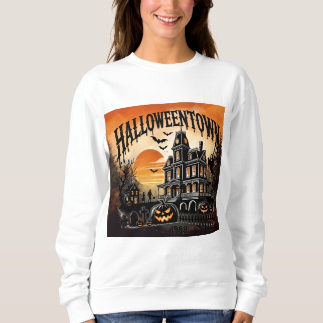 Sweatshirt Halloweentown Haunted Mansion (Devant)