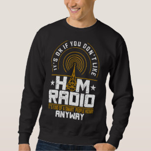 Sweatshirt Ham Radio opérateur Radio Amateur Morse Hobby Code