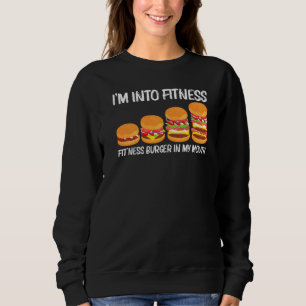 Sweatshirt Hamburger cool Pour Hommes Femmes Cheeseburger Fas