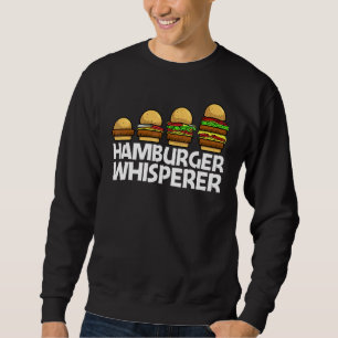 Sweatshirt Hamburger Pour Hommes Femmes Nourriture Cheeseburg