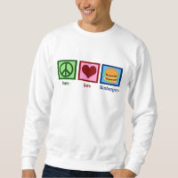 Hamburgers Peace Love