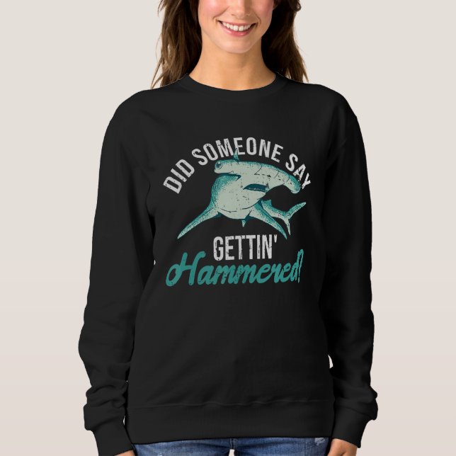 Sweatshirt Hammerhead Shark Diving Quota pour un hammerhead s (Devant)