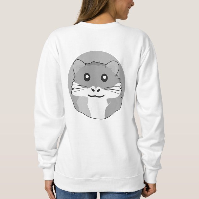 Sweatshirt Hamster amusant et léger (Dos)