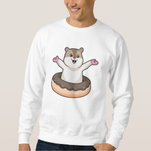 Sweatshirt Hamster avec de l'âne au chocolat