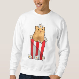 Sweatshirt Hamster avec Popcorn