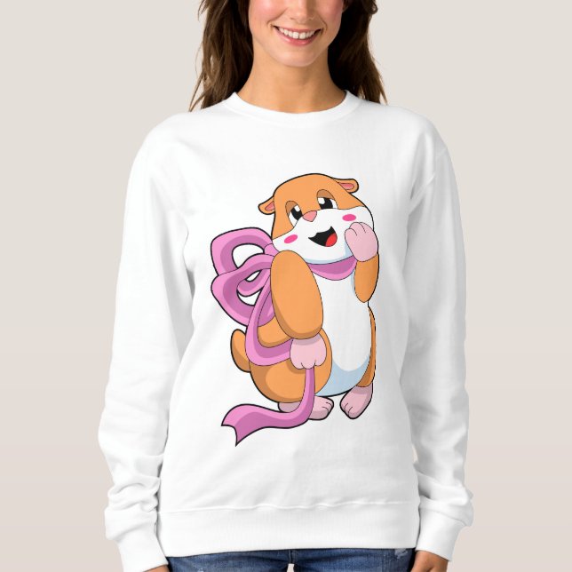 Sweatshirt Hamster avec ruban (Devant)