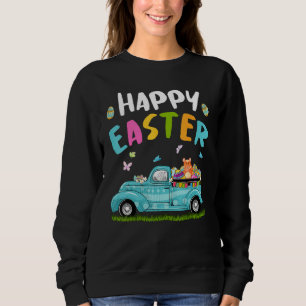 Sweatshirt Hamster Cute Avec Oreilles De Lapin Chasse D'Oeufs