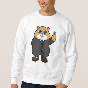 Sweatshirt Hamster en marié avec alliance