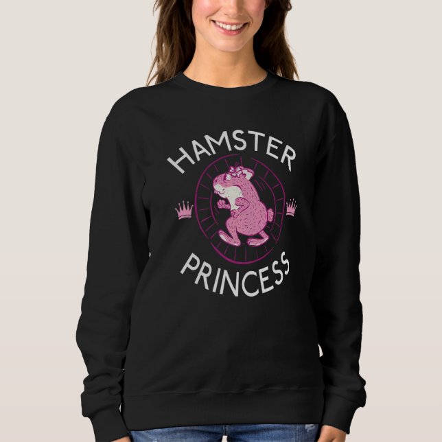 Sweatshirt Hamster Princess Cute Hamster (Devant)