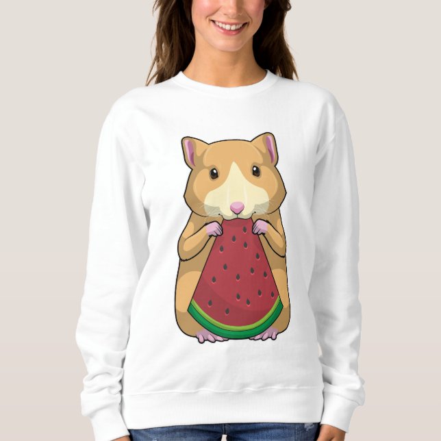 Sweatshirt Hamster with Watermelon (Devant)