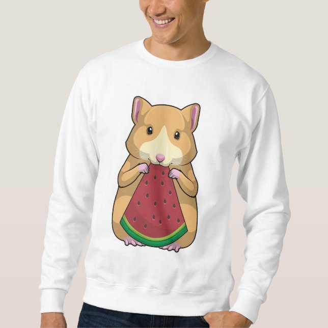 Sweatshirt Hamster with Watermelon (Devant)