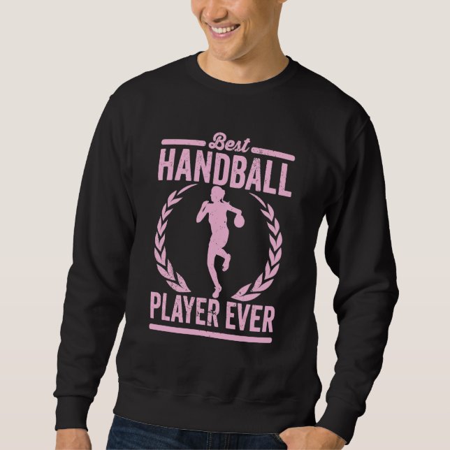 Sweatshirt Handball Graphique Pour Filles Femmes Enfants Hand (Devant)